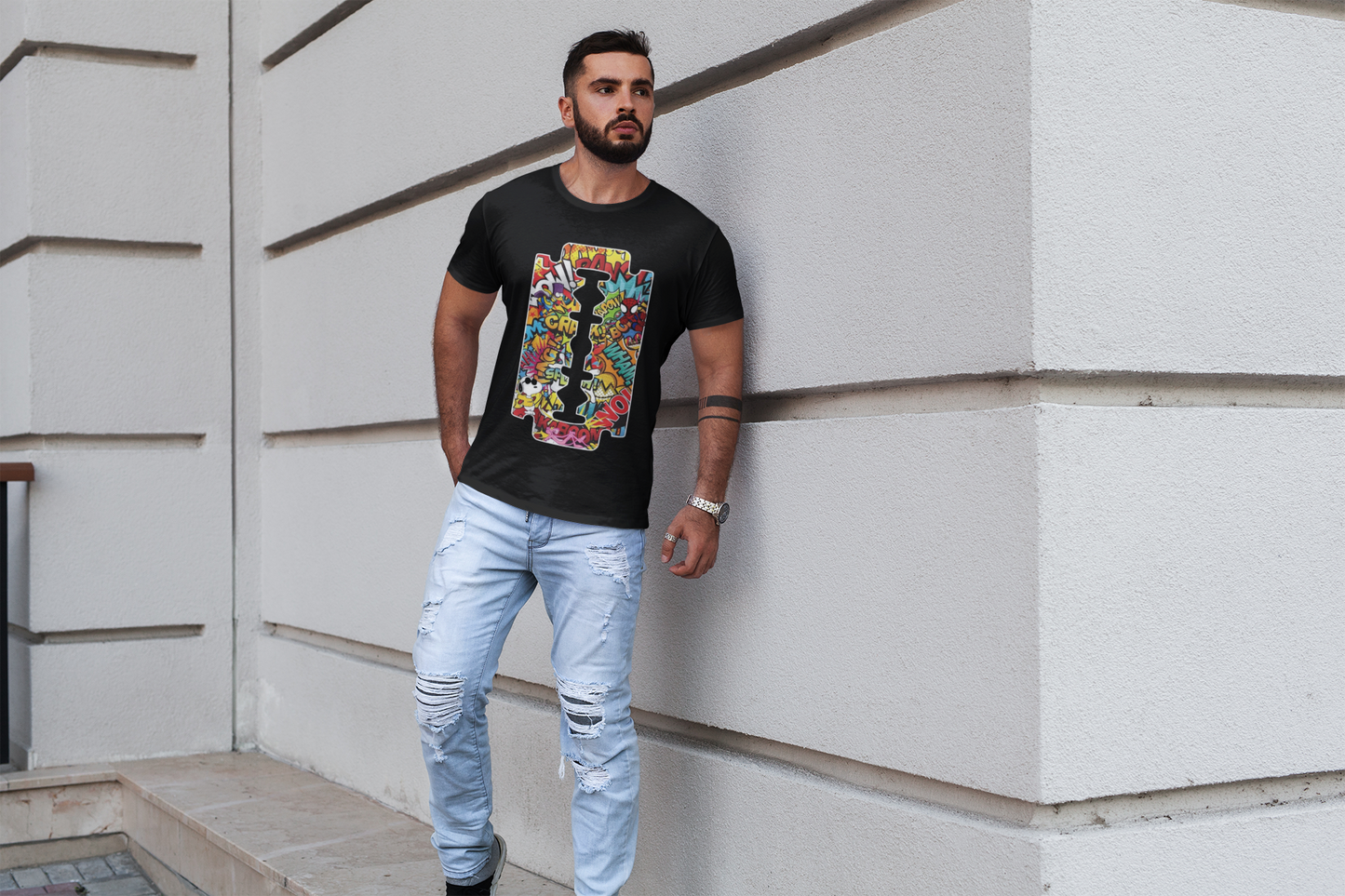 Urban Graffiti Art Tee