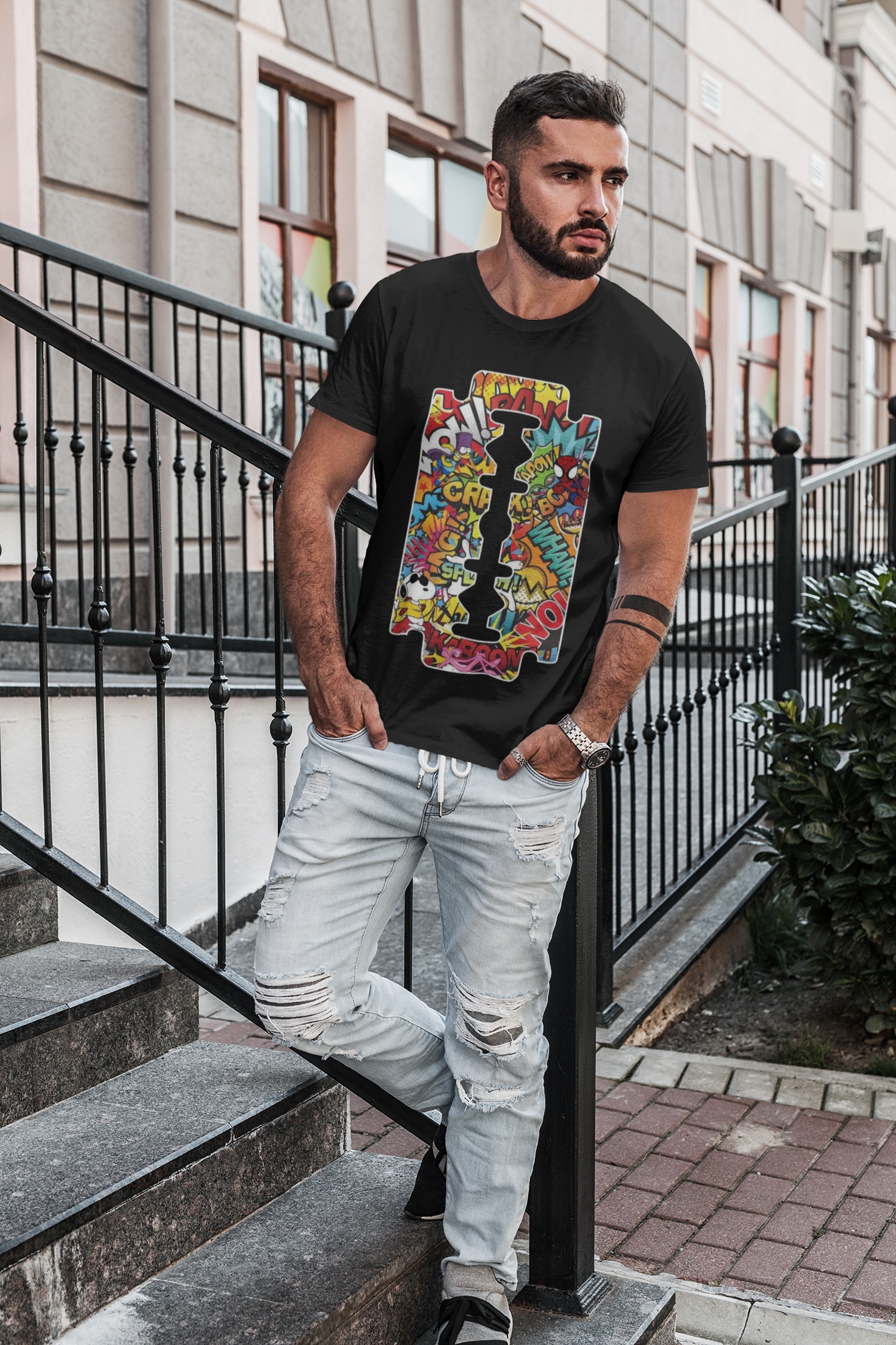 Urban Graffiti Art Tee